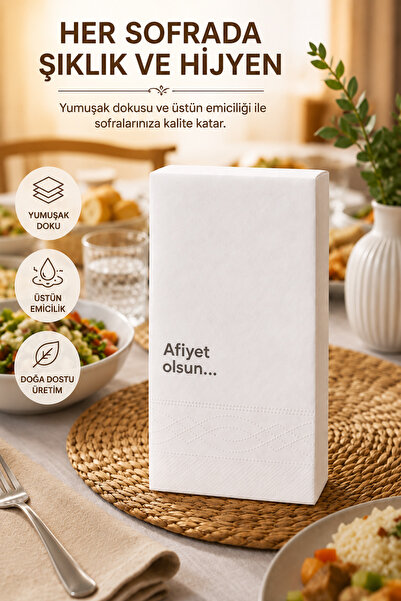Alapak Afiyet Olsun Baskılı Peçete 1 adet