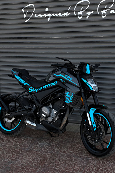 Banxtre مجموعة ملصقات ديكور كاملة فائقة الجودة (يمين ويسار) لـ CFMOTO NK250