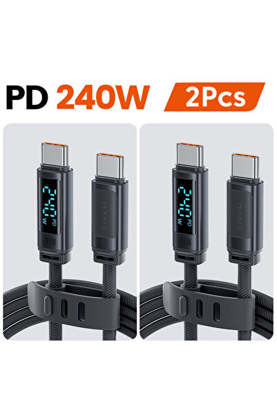 Choice4 toocki 1m 240W 2PCS Toocki USB C 240W Cable Fast Charging Type C PD 3...