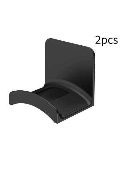 Choice 2PCS-black Universal Wall Mount Headphone Stand Adhesive Plastic Heads...