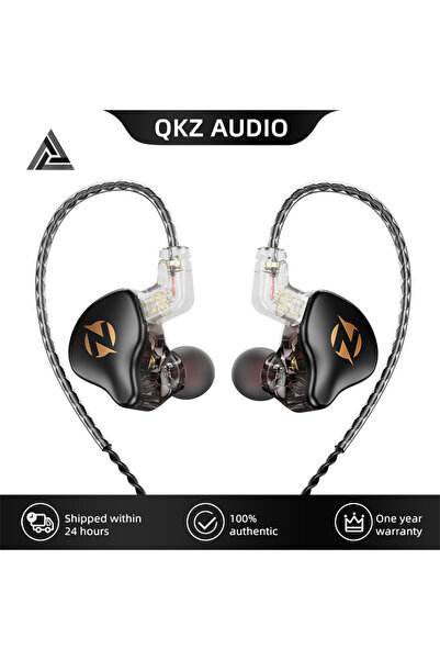 Choice AK9 PRO Black QKZ AK9 PRO In Ear Wired Earphones Hifi Sound Dynamic Dr...