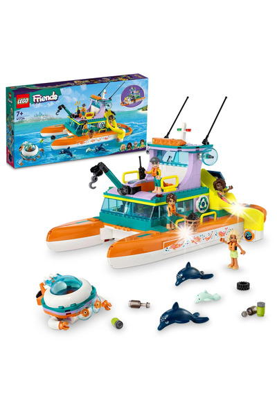 LegoPazar Set de construcție Lego Friends Barcă de salvare marină 41734