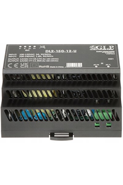 NO BRAND Sursă de alimentare pe șină DIN 150W 11.3A 12V DL2-150-12-U Transfor...