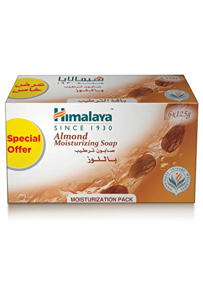 Himalaya هيمالايا صابون مرطب باللوز عرض 6حبات