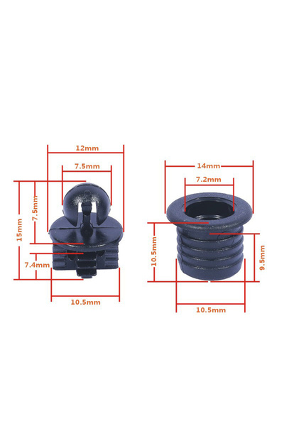choice2 A31 10 PCS Speaker Grill Peg Kit DIY Audio Speaker Buckles Plastic Ba...