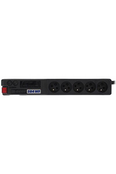 NO BRAND Hsk Data Acar 504Wf/19 Negru 3m Prelungitor cu 5 prize 3 m Negru