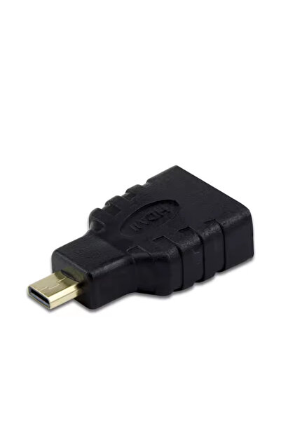 Choice1 محول مايكرو HDMI-M إلى HDMI-F أسود اللون - قطعة واحدة - متوافق مع ماي...