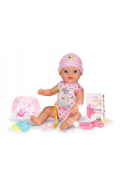 BABY born Păpușă interactivă bebeluș Lena 36 cm Accesorii pentru hrănire