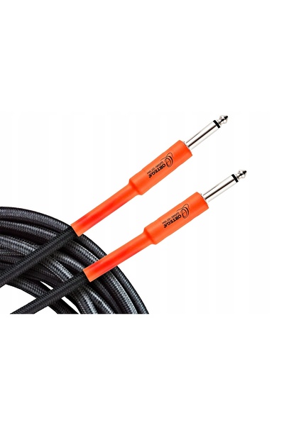 NO BRAND Ortega Oecis-20 6m Cablu Instrument Negru Jack Chitară Jack
