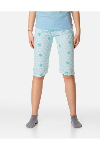 NO BRAND Pijama subțire de damă, de vară, set cu tricou cu mânecă scurtă și p...