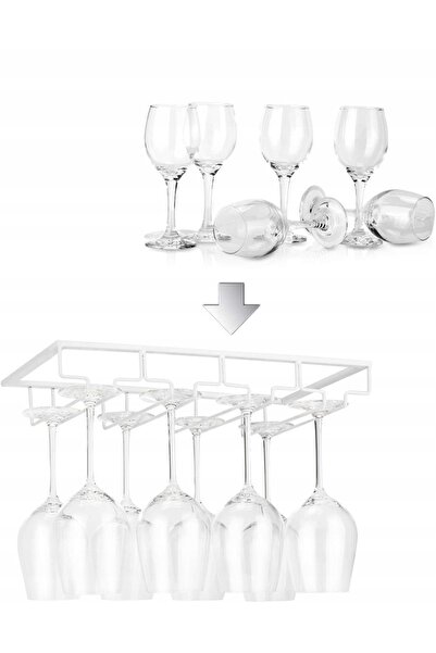 NO BRAND Organizator suspendat mare cu mâner pentru 24 de pahare de vin - Ide...