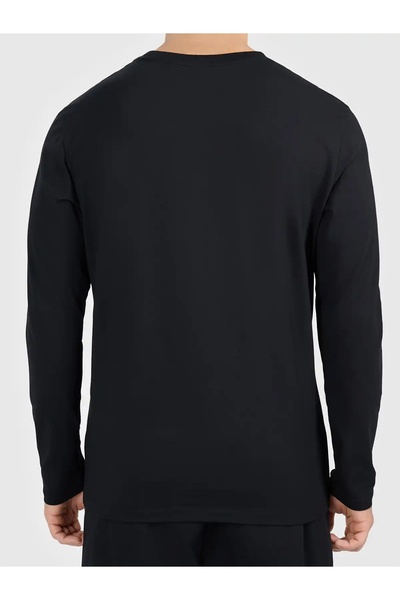 NO BRAND Bluză cu mânecă lungă pentru bărbați 4F M611 |   Tricou din bumbac c...