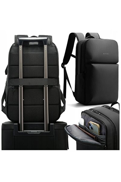 NO BRAND Rucsac Bange pentru laptop de până la 15.6 inch 81432 20-40 L Negru