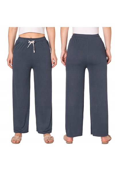 NO BRAND Pantaloni subțiri respirabili de damă, stil suedez, cu picior larg 1...
