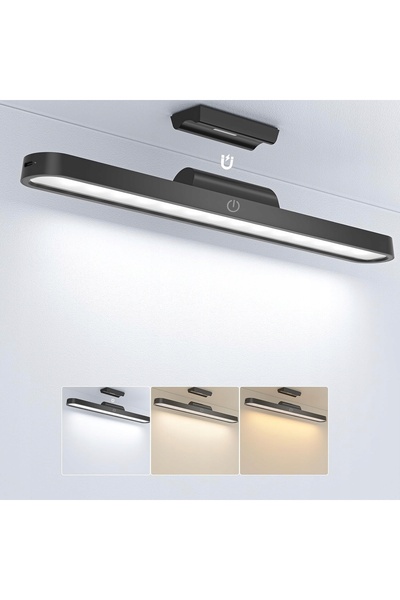 NO BRAND Lampă LED fără fir, 3 lumini, 2500mAh, reglabilă, Realky, 32 cm