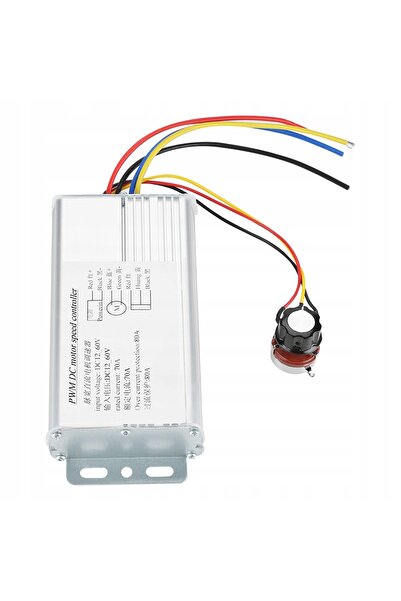 NO BRAND Regulator PWM de viteză motor DC 12-60V 70A + Potențiometru