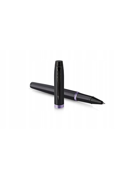 NO BRAND Pix roller Parker im vibrant rings violet ametist cu gravură