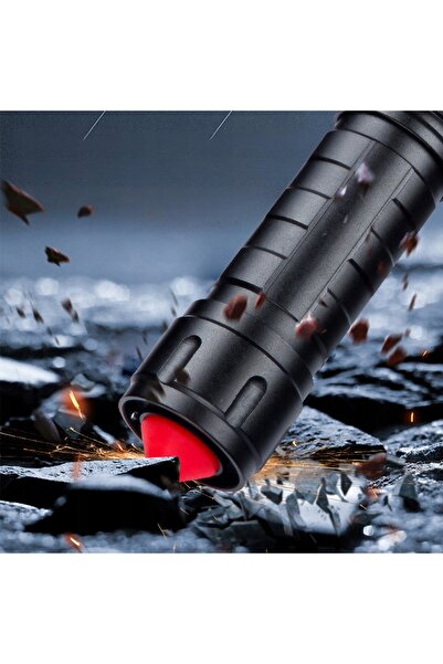 NO BRAND Lanternă tactică militară puternică, reîncărcabilă prin USB, 15000 l...