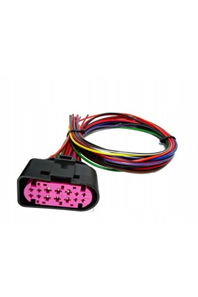 NO BRAND Conector cu cablu 2.50 mm² Mufă 1J0973737 Cablaj de înlocuire cu 14 ...