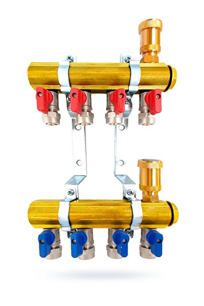 NO BRAND C.O. Distribuitor Set de robinete PEX cu 4 secțiuni 16