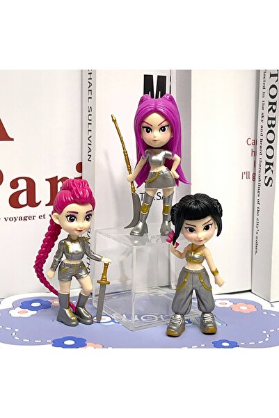 NO BRAND Set de păpuși și figurine K-Pop Demon Hunters Mira Zoey Rumii 6 bucă...