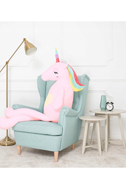 NO BRAND Unicorn Felix Jucărie de pluș tip ursuleț, de îmbrățișat, 160cm, Roz