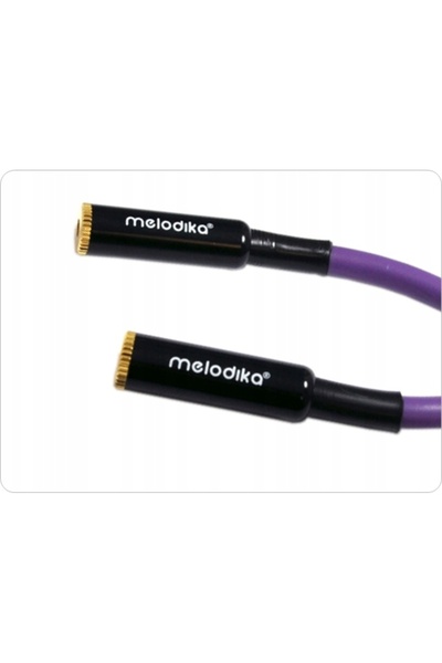 NO BRAND Melodika Mdgmj02 Purple Rain Cablu Conector Mini Jack Stereo 3.5mm 0,2m