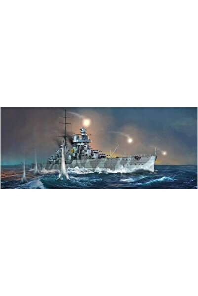 NO BRAND Trumpeter 05348 crucișător italian Fiume 1/350 model de navă de asam...