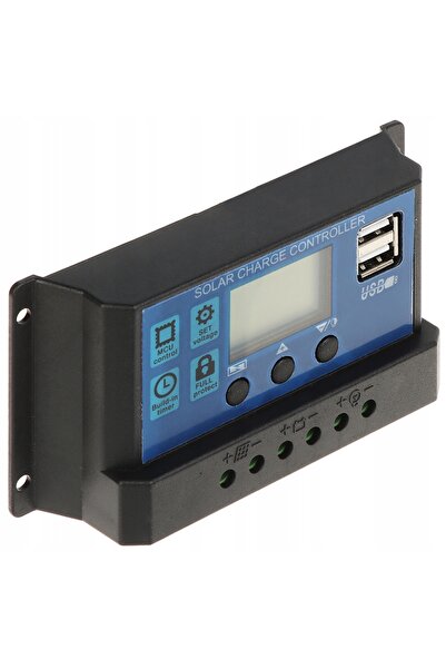 NO BRAND Regulator solar de încărcare a acumulatorilor Scc-30A-Pwm-Lcd-S2