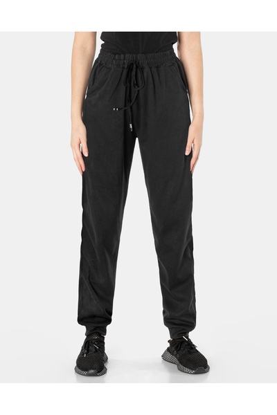 NO BRAND Pantaloni de trening groși și călduroși pentru femei, căptușiți cu f...