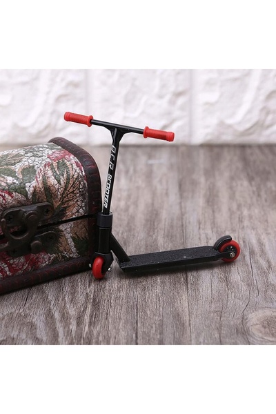 NO BRAND Set mini trotinete de degete, jucărie interactivă, negru
