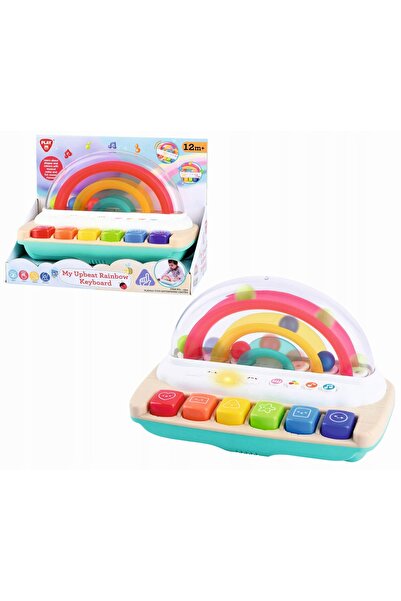 NO BRAND Playgo Tastatură Curcubeu Interactivă Pianinko, Curcubeu Educativ pe...