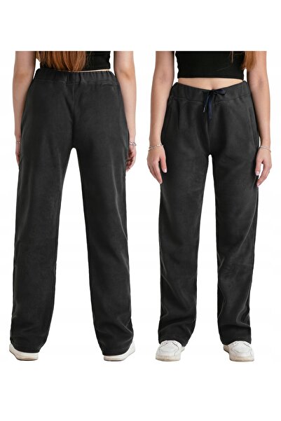 NO BRAND Pantaloni de trening călduroși din fleece pentru femei 25010-3 4XL
