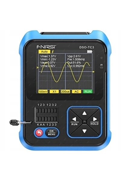 NO BRAND Fnirsi dso-tc3 3 în 1 osciloscop digital mini portabil, tester cu so...