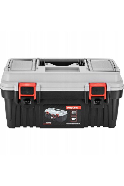 Proline Cutie de scule cu 2 cleme de 18 inch, tavă 470x256x238, 35773