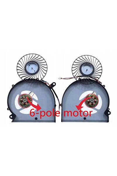 NO BRAND Gigabyte Aero Rp64W 15 X8 X9 Y9 15X V8 15W Bs5005Hs-U2M Ventilator CPU