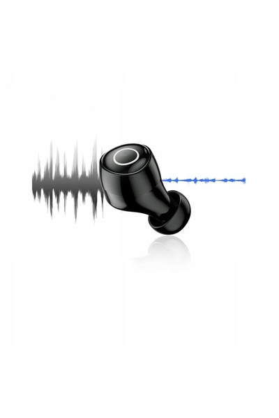 NO BRAND Realfit F4 Mini Căști wireless Bluetooth intraauriculare Negru/Galben