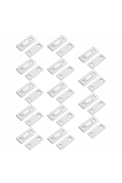 NO BRAND 14x Încuietoare magnetică pentru mobilier, zăvor magnetic pentru dul...