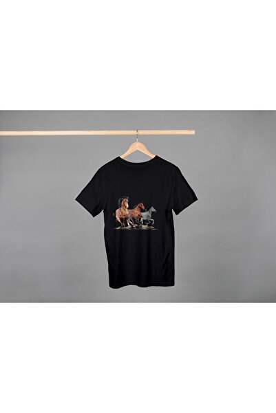 Noname Tricou Unisex Bumbac Premium Casual " 3 cai " Inscriptie