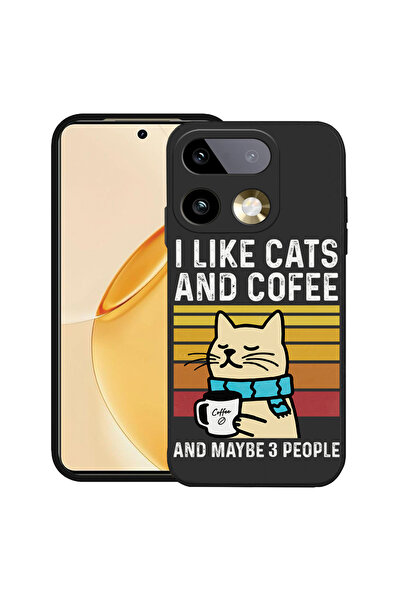 bestcase ®   Husă TPU Ultra Subțire pentru Realme 16 Pro 5G, Pisici și Cafea,...