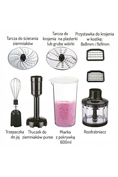 NO BRAND Blender de mână Set Multifuncțional 1600W Camry