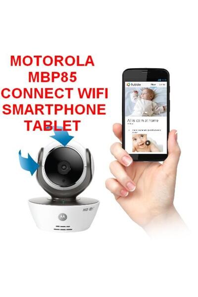 NO BRAND Monitor electronic pentru bebeluși cu cameră Wi-Fi rotativă, senzor ...
