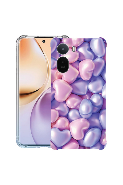 bestcase ®   Husă Antișoc pentru Xiaomi Redmi A7 Pro, Inimi Colorate, 3145728...