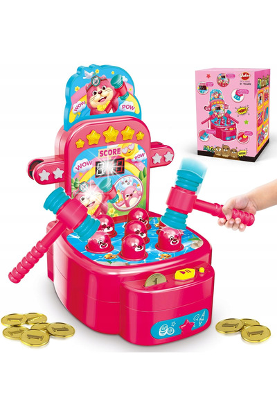 NO BRAND Joc de coordonare mână-ochi Whac-A-Mole cu ciocan, jucării educative...
