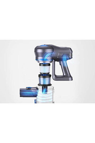 NO BRAND Aspirator vertical fără fir Greenote 200W albastru cu lampă