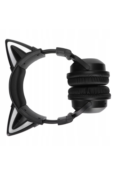 NO BRAND Căști wireless Bluetooth 5.0 cu urechi de pisică pentru copii
