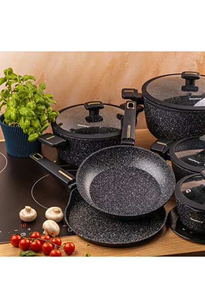 NO BRAND Set de oale Klausberg din aluminiu 12 piese