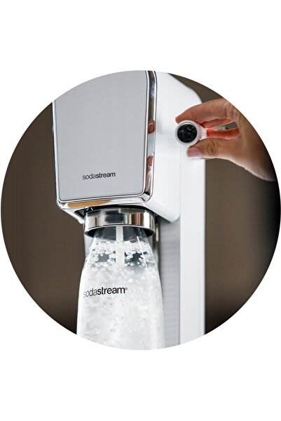sodastream Saturator de apă Art alb + sticlă Fuse 1l + gaz