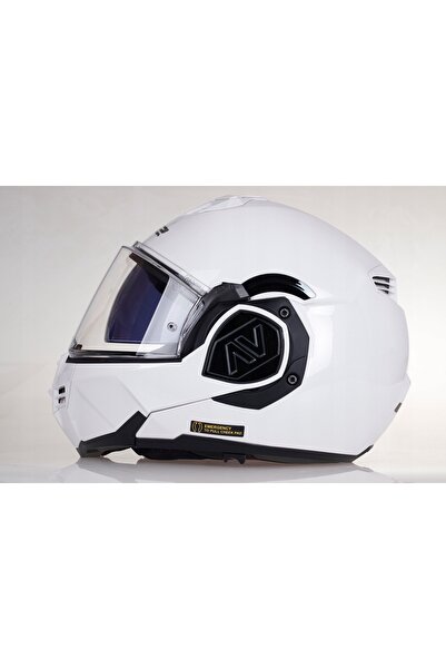 NO BRAND CASCA LS2 FF906 ADVANT ALB SOLID Mărimea 3XL