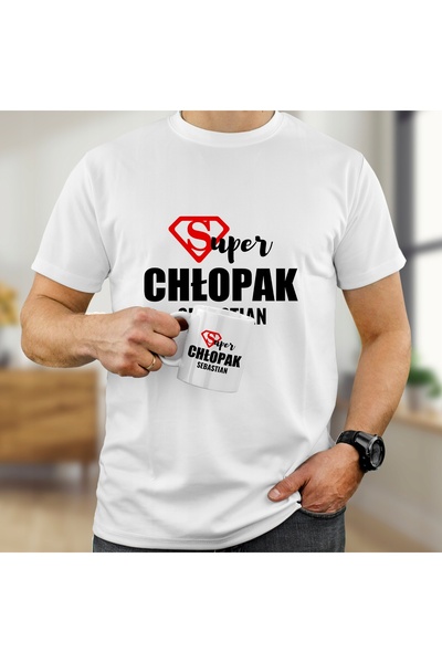 NO BRAND Tricou cu imprimeu, mărimea L + Cadou pentru iubit de Ziua Îndrăgost...